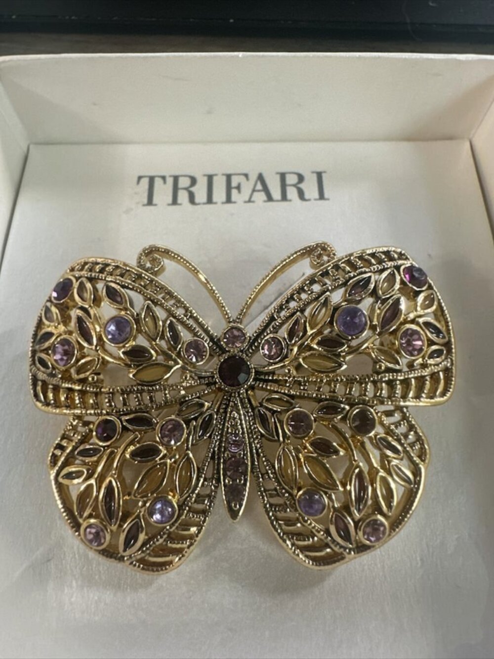 Trifari Butterfly Broach